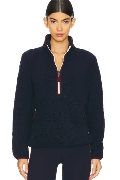 Women Splits59 Loungewear>Libby Sherpa Half Zip Sweatshirt