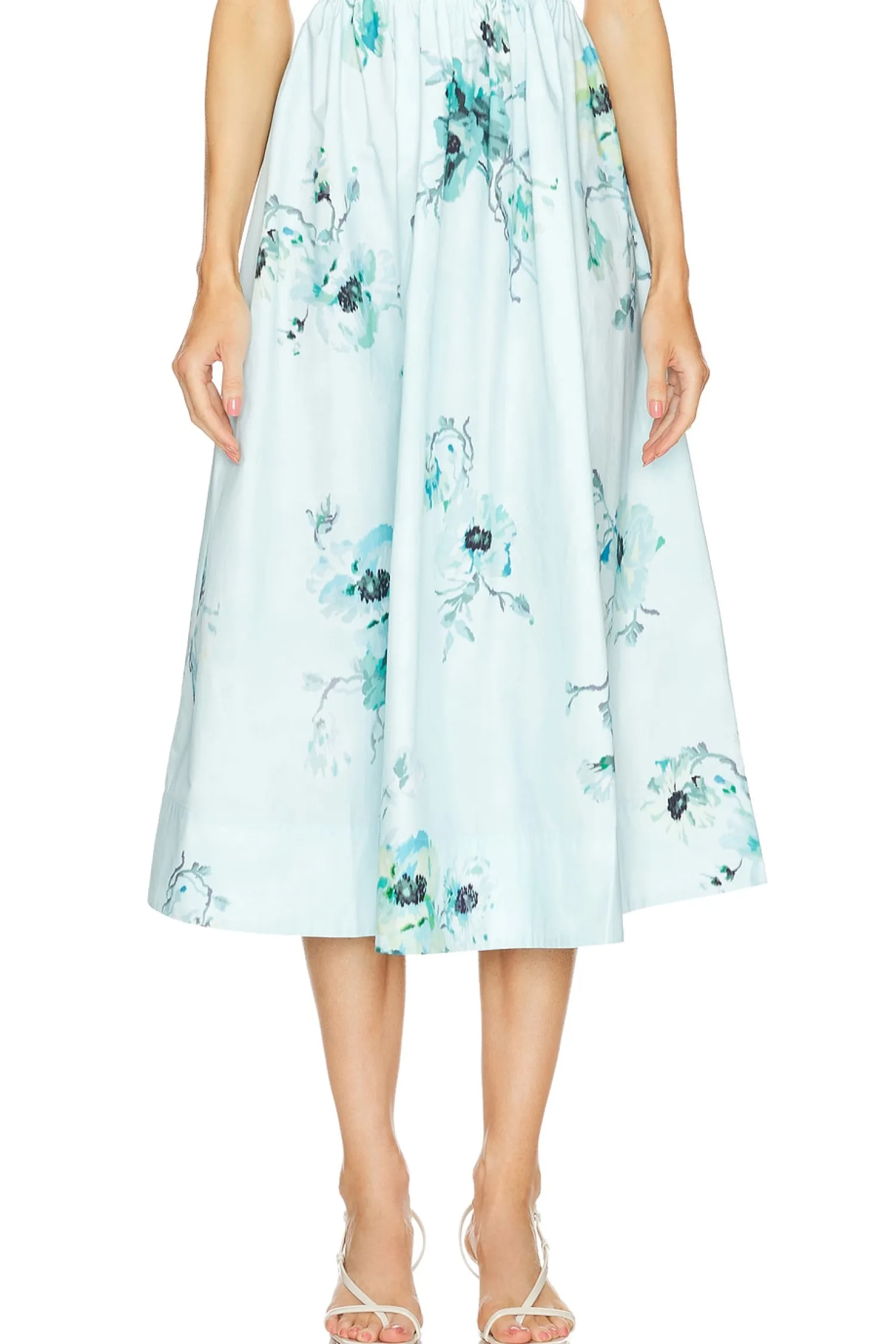 Women Zimmermann Matching Sets>Lightburst Gathered Midi Skirt