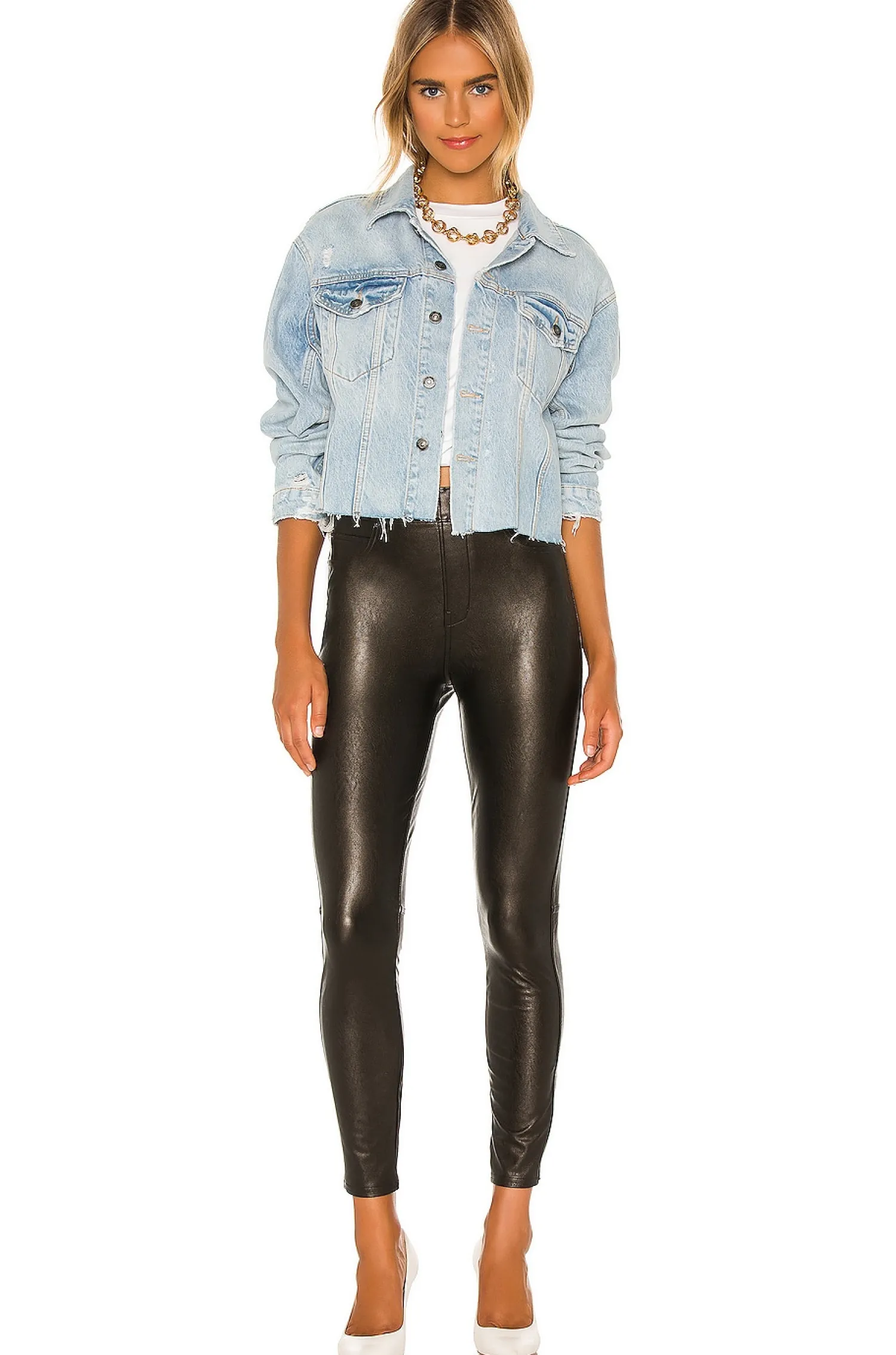 Women SPANX Pants>Like Leather Skinny Pant