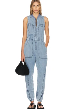 Women One Teaspoon Jumpsuits>Lilly Denim Jumpsuit