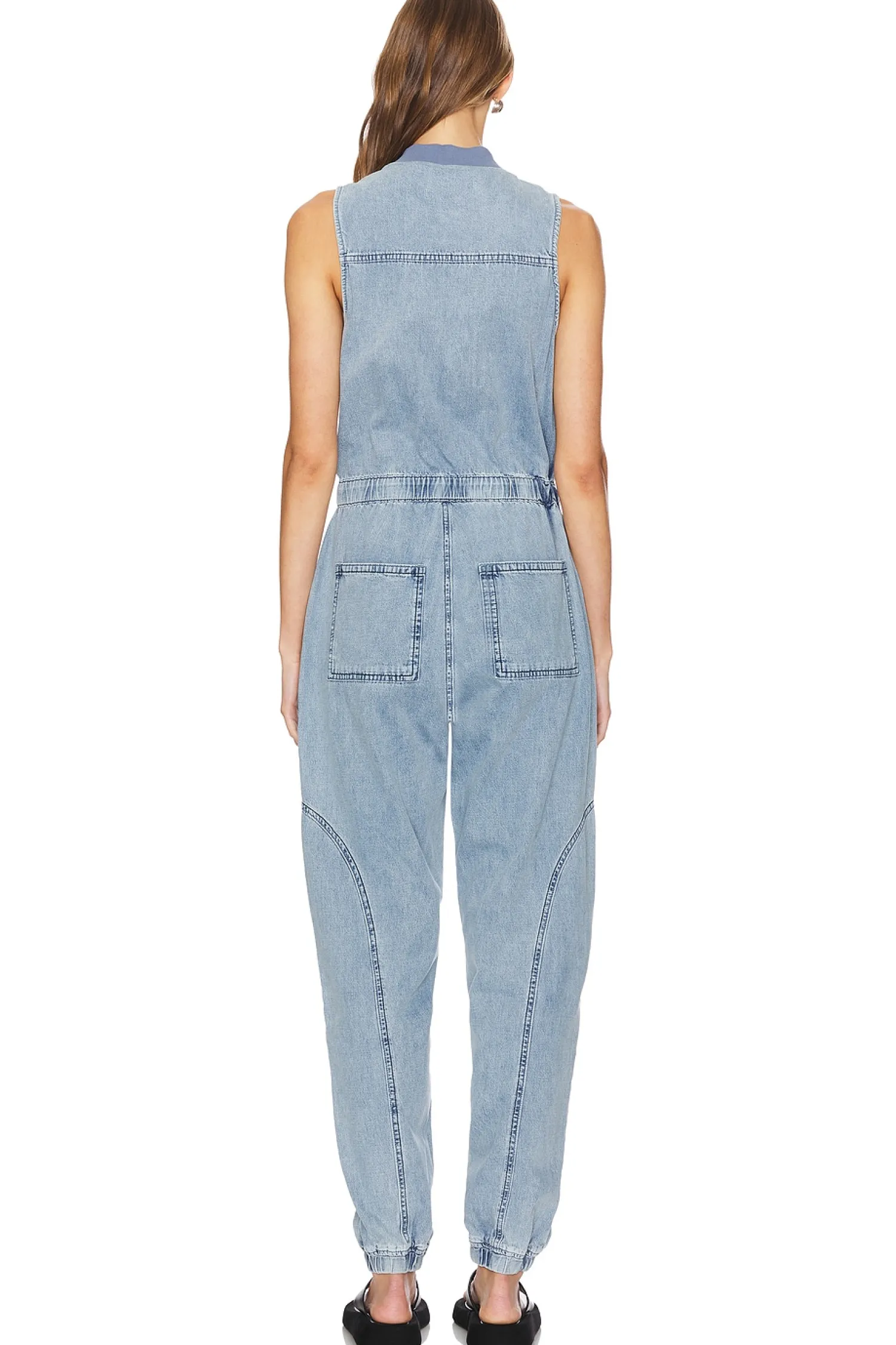 Women One Teaspoon Jumpsuits>Lilly Denim Jumpsuit