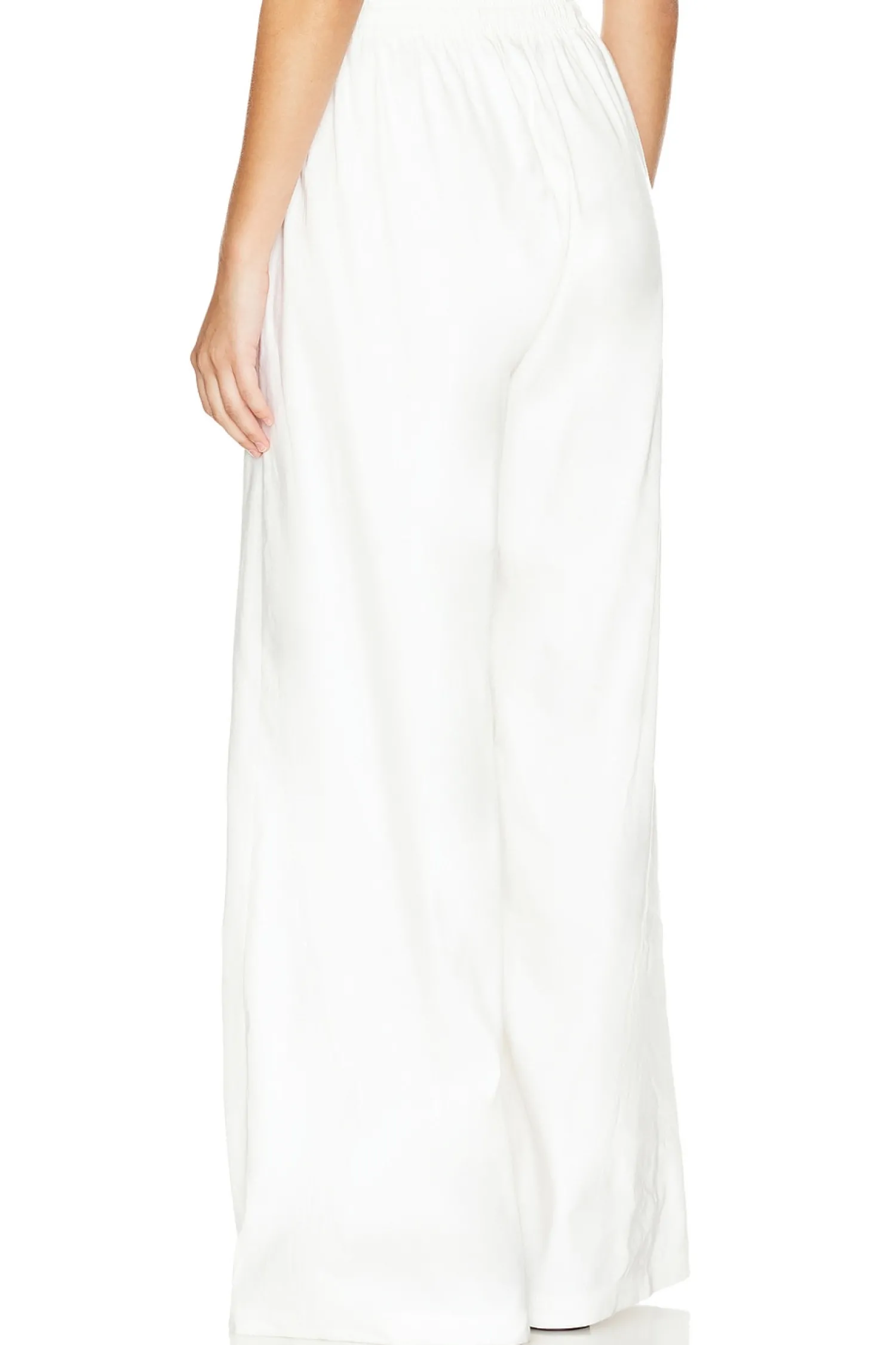 Women MONROW Pants>Linen Wide Leg Pant