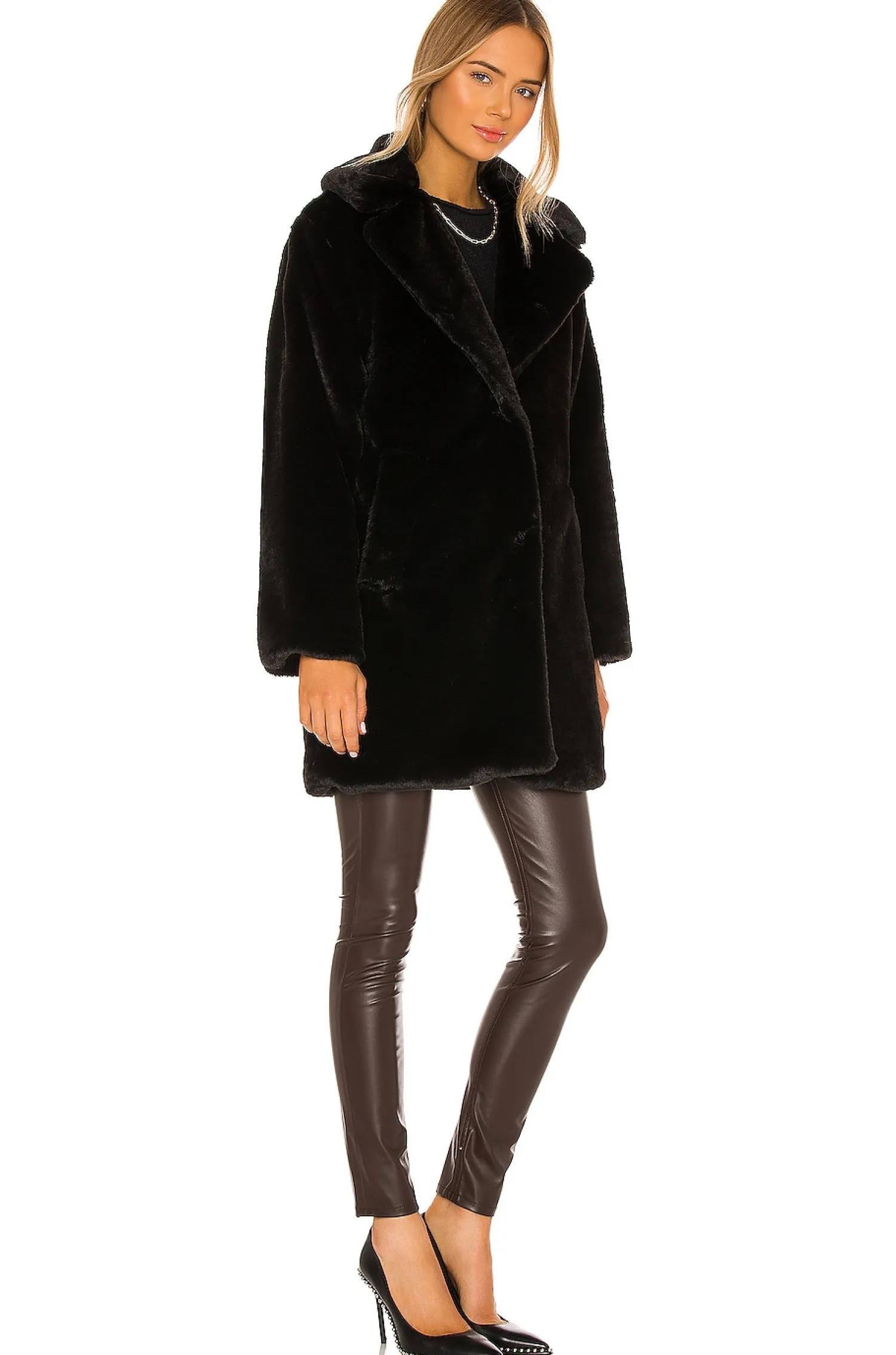 Women LAMARQUE Jackets & Coats>Linnea Faux Fur Coat