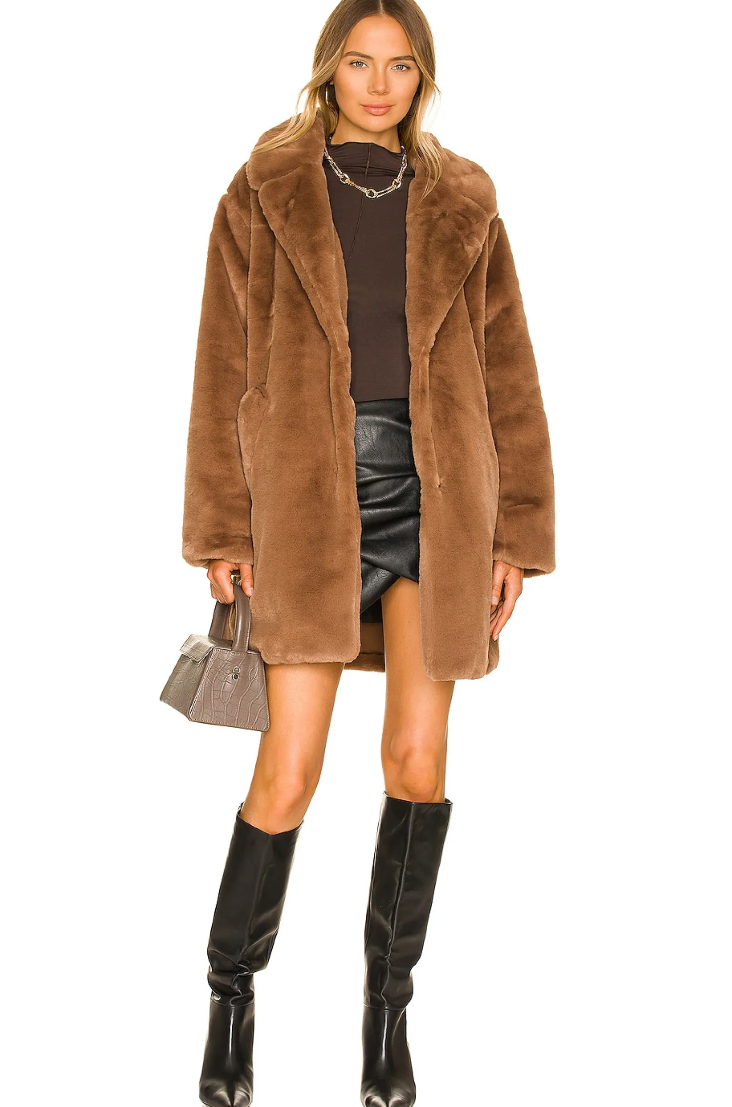 Women LAMARQUE Jackets & Coats>Linnea Faux Fur Jacket