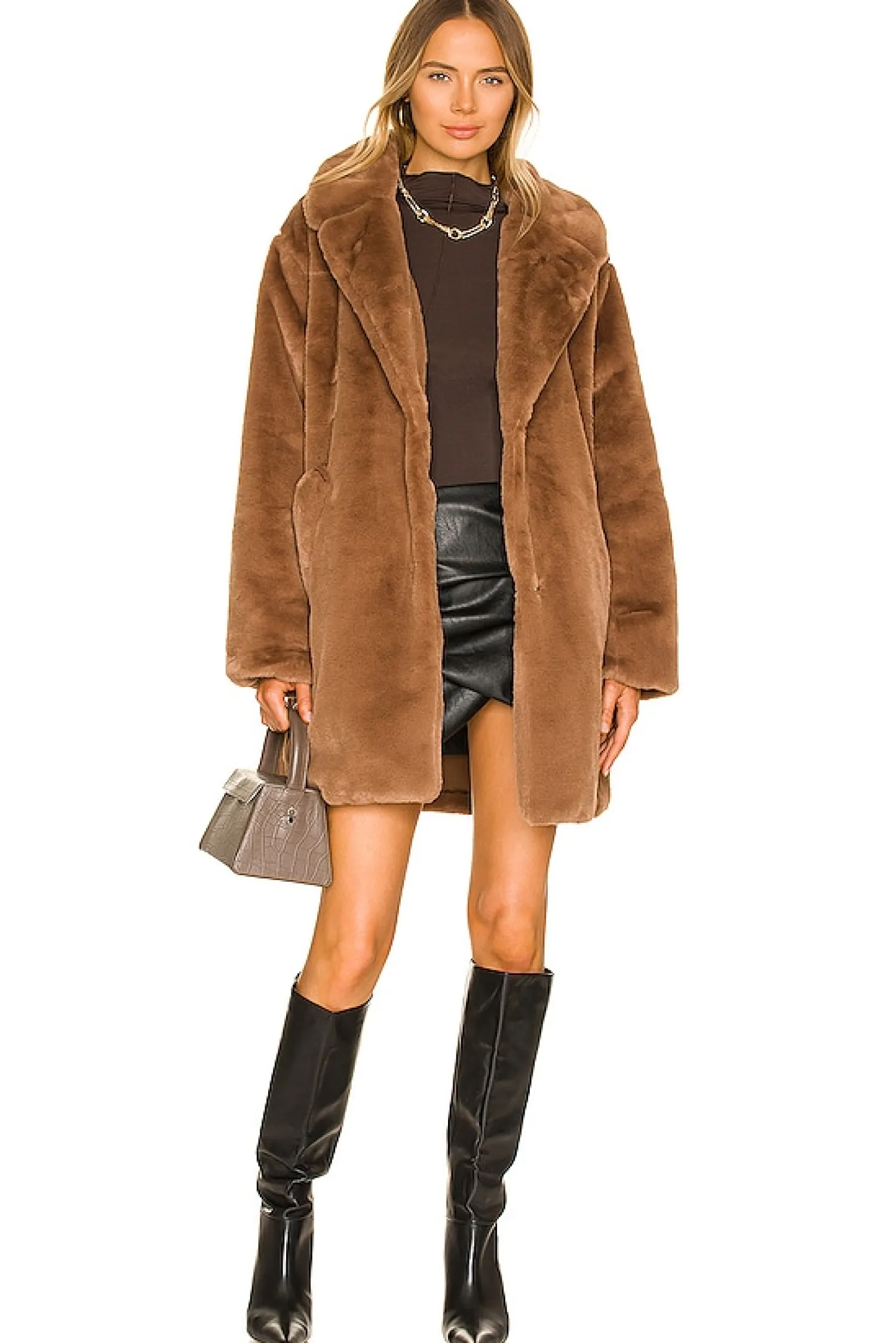 Women LAMARQUE Jackets & Coats>Linnea Faux Fur Jacket