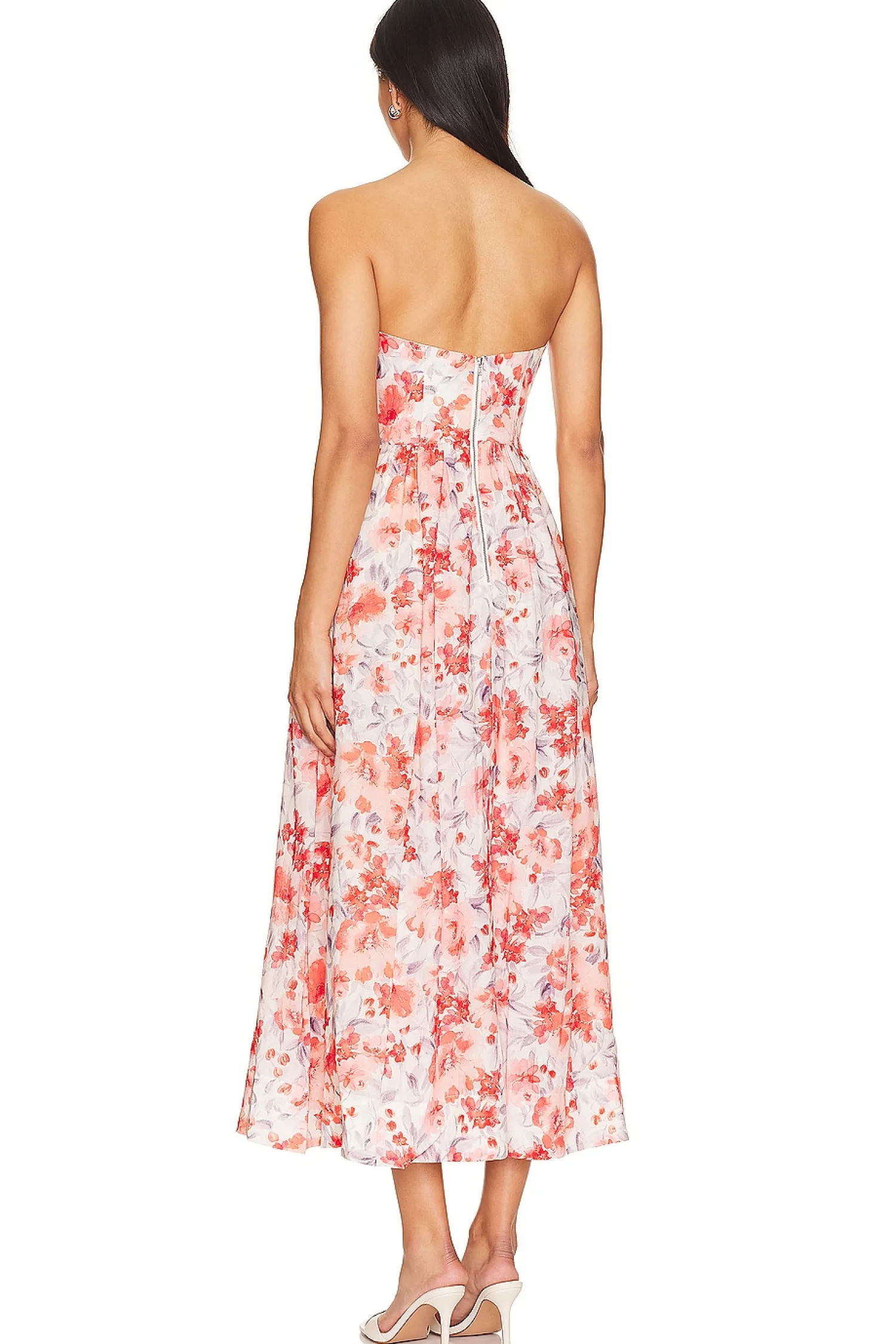 Women Bardot Dresses>Lola Corset Midi Dress