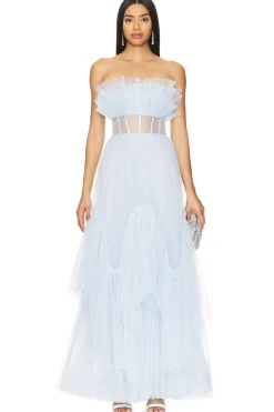 Women BCBGMAXAZRIA Dresses>Long Corset Evening Dress
