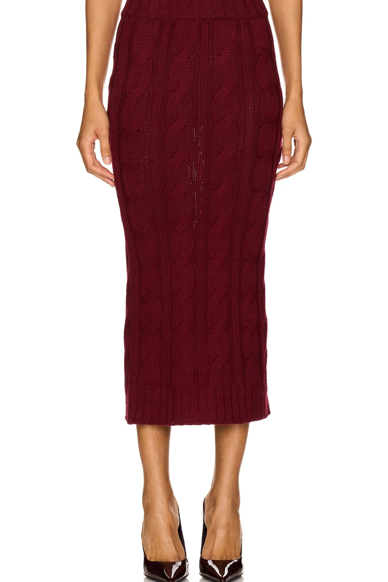 Women Rowen Rose Matching Sets>Long Knit Skirt