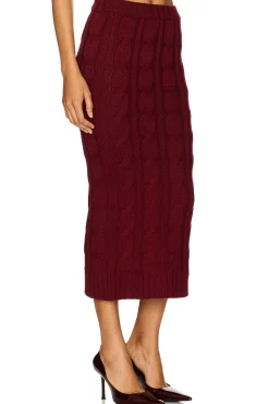 Women Rowen Rose Matching Sets>Long Knit Skirt