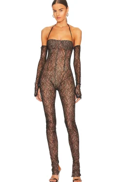 Women LaQuan Smith Jumpsuits>Long Sleeve Jumpsuit