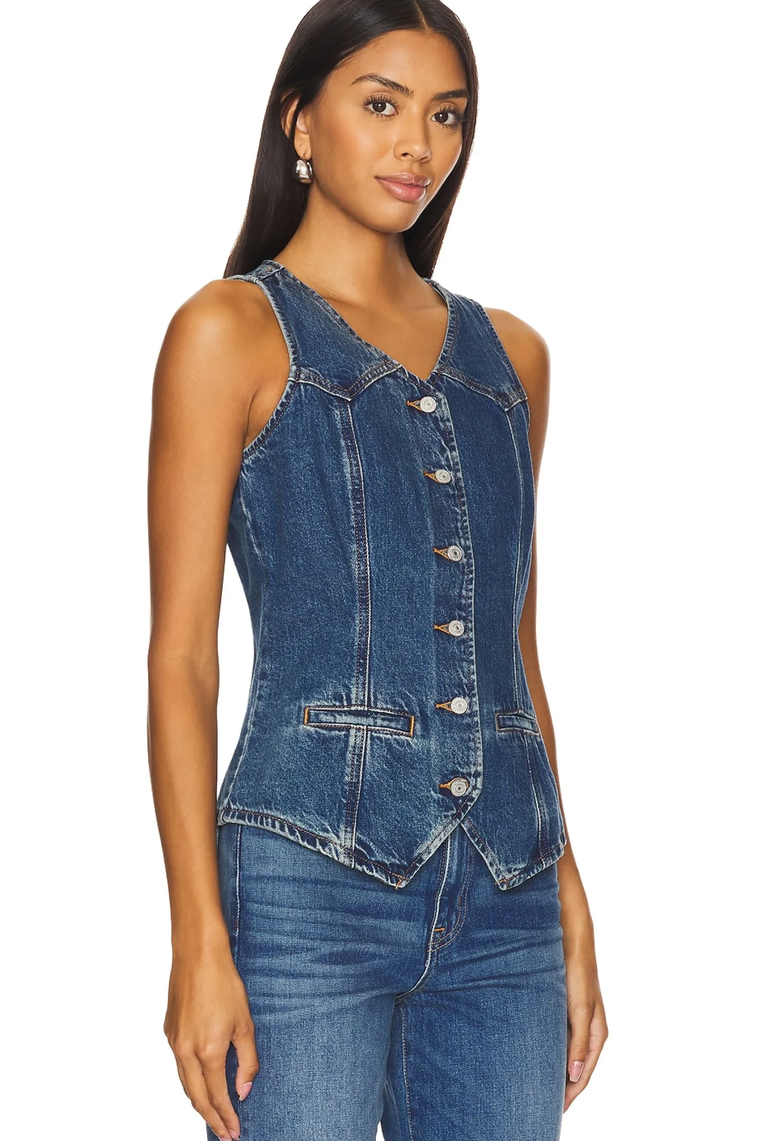 Women LEVI'S Jackets & Coats>Longline Denim Vest