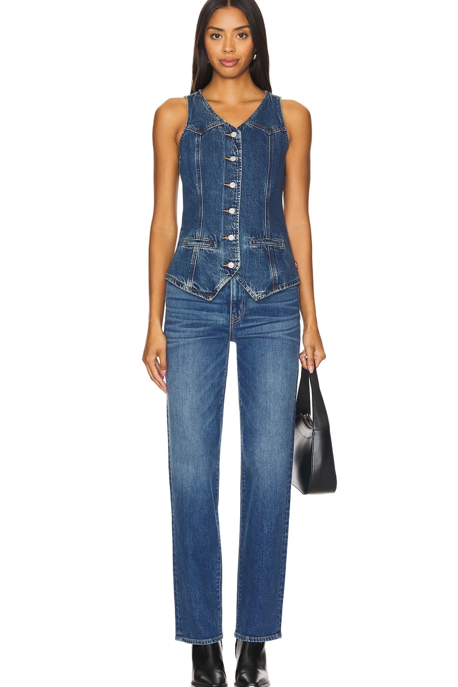 Women LEVI'S Jackets & Coats>Longline Denim Vest