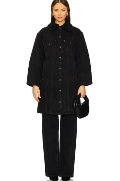 Women LEVI'S Jackets & Coats>Longline Padded Trucker