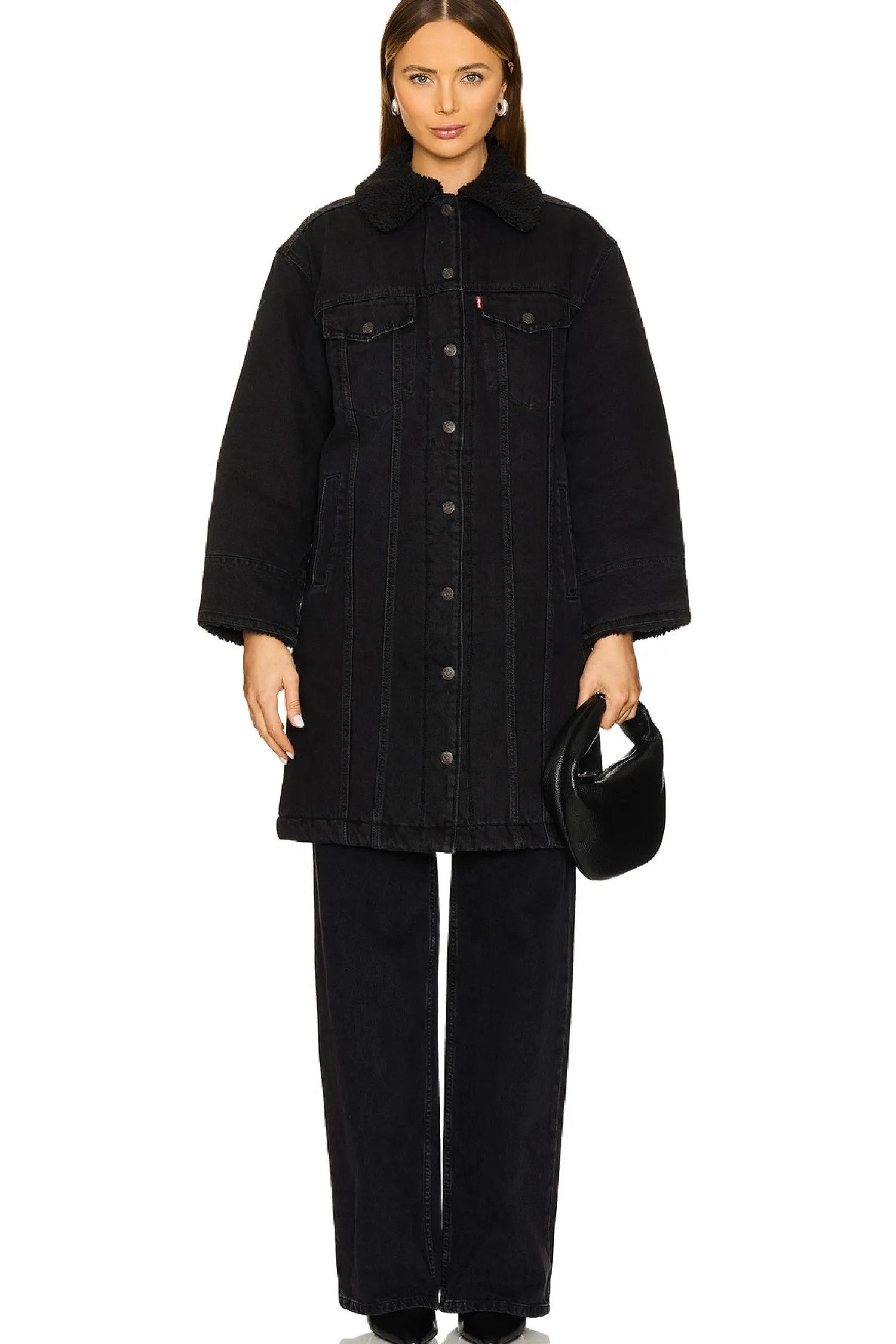 Women LEVI'S Jackets & Coats>Longline Padded Trucker