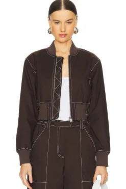 Women SIMKHAI Jackets & Coats>Lorenzo Bomber