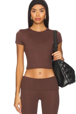 Women WellBeing + BeingWell Matching Sets>LoungeWell Light Lila Tee