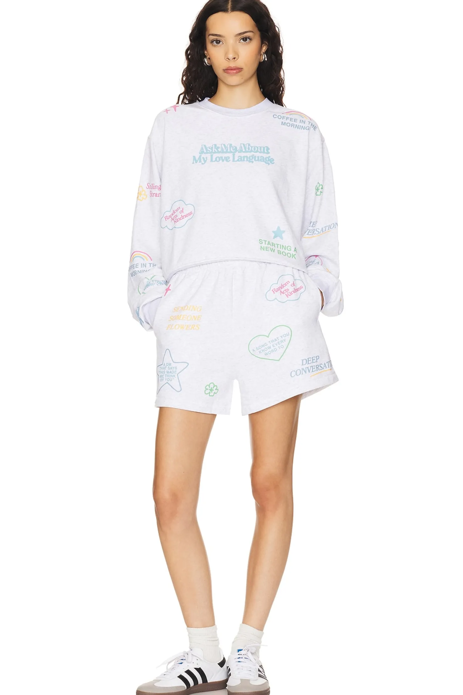 Women The Mayfair Group Loungewear>Love Languages Sweatshort