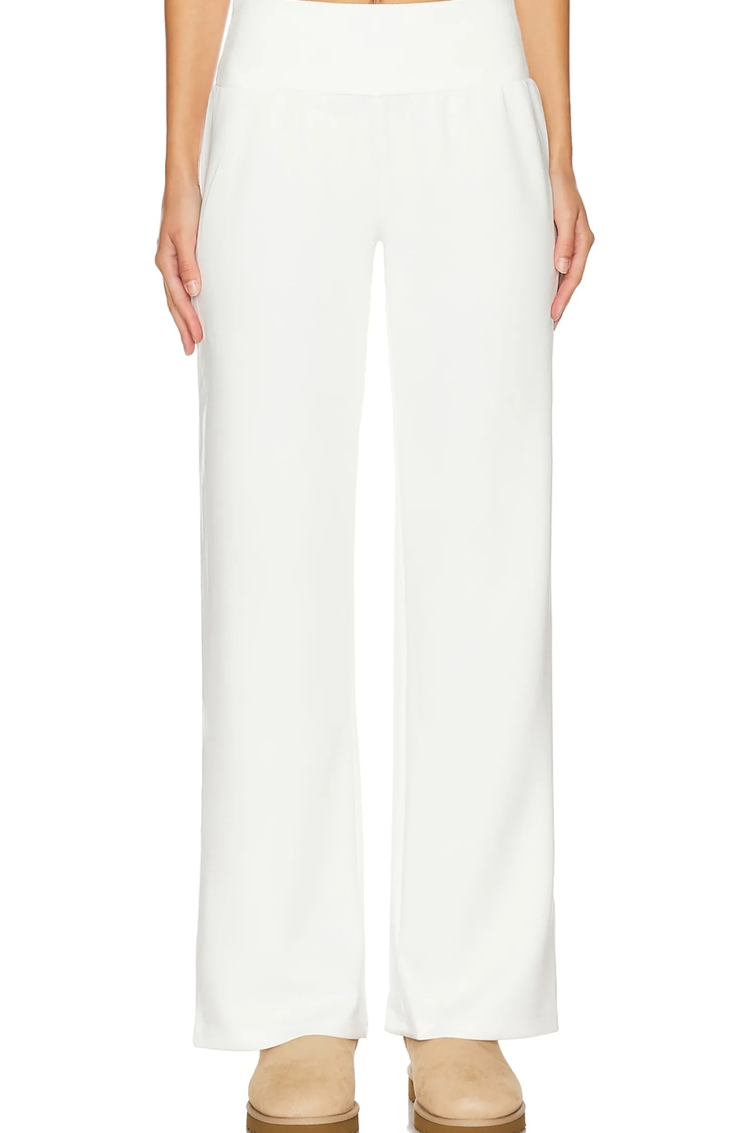 Women WeWoreWhat Loungewear>Low Rise Flare Pant