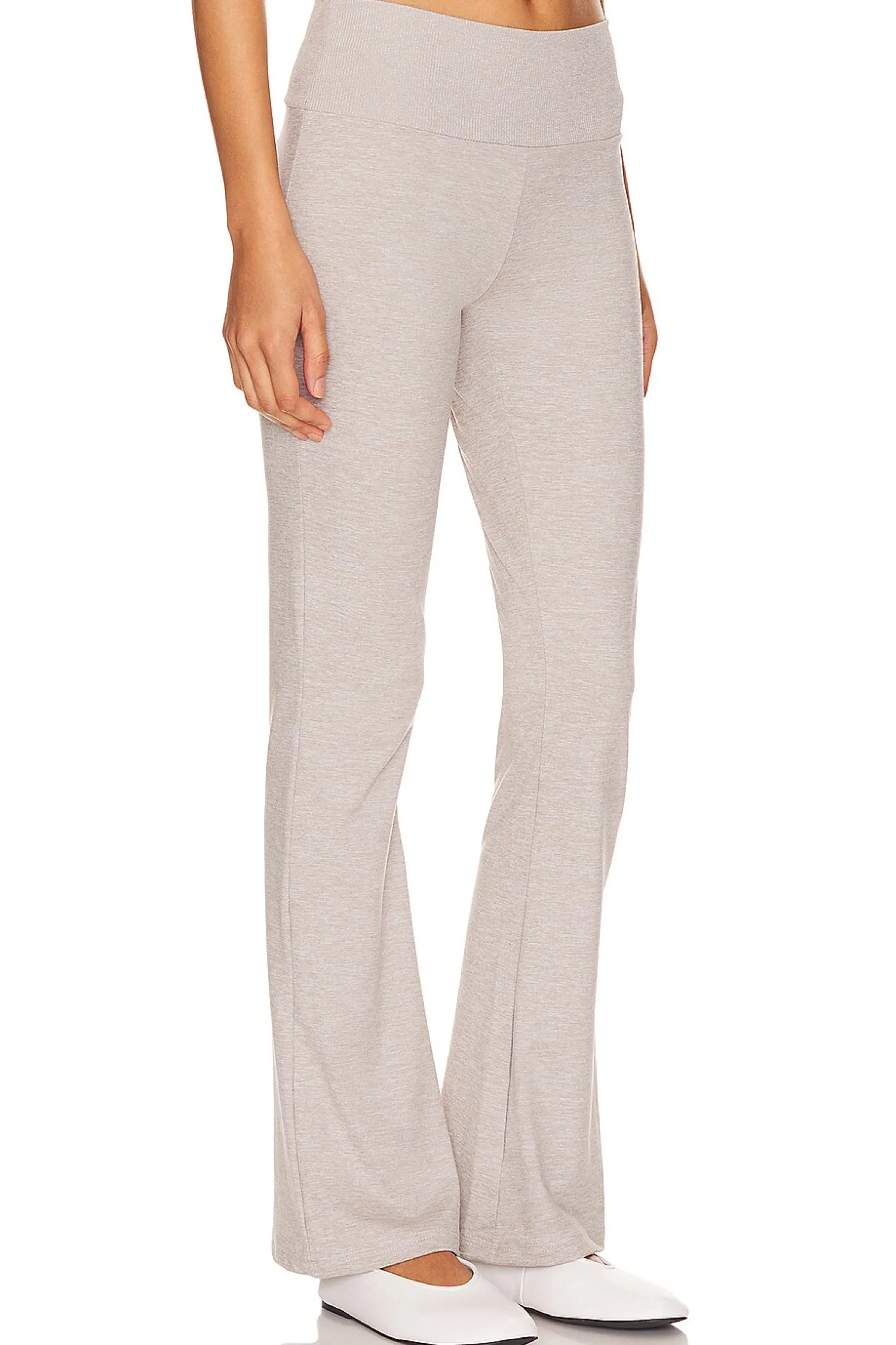 Women WeWoreWhat Loungewear>Low Rise Flare Pant