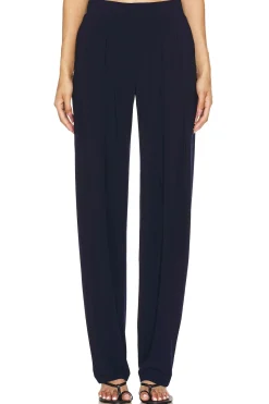 Women Norma Kamali Pants>Low Rise Pleated Trouser