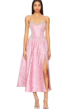 Women V. Chapman Dresses>Lucia Corset Midi Dress