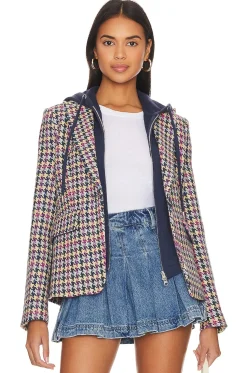 Women Central Park West Jackets & Coats>Lucia Multi Houndstooth Jacket