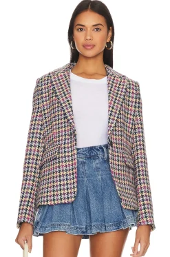 Women Central Park West Jackets & Coats>Lucia Multi Houndstooth Jacket