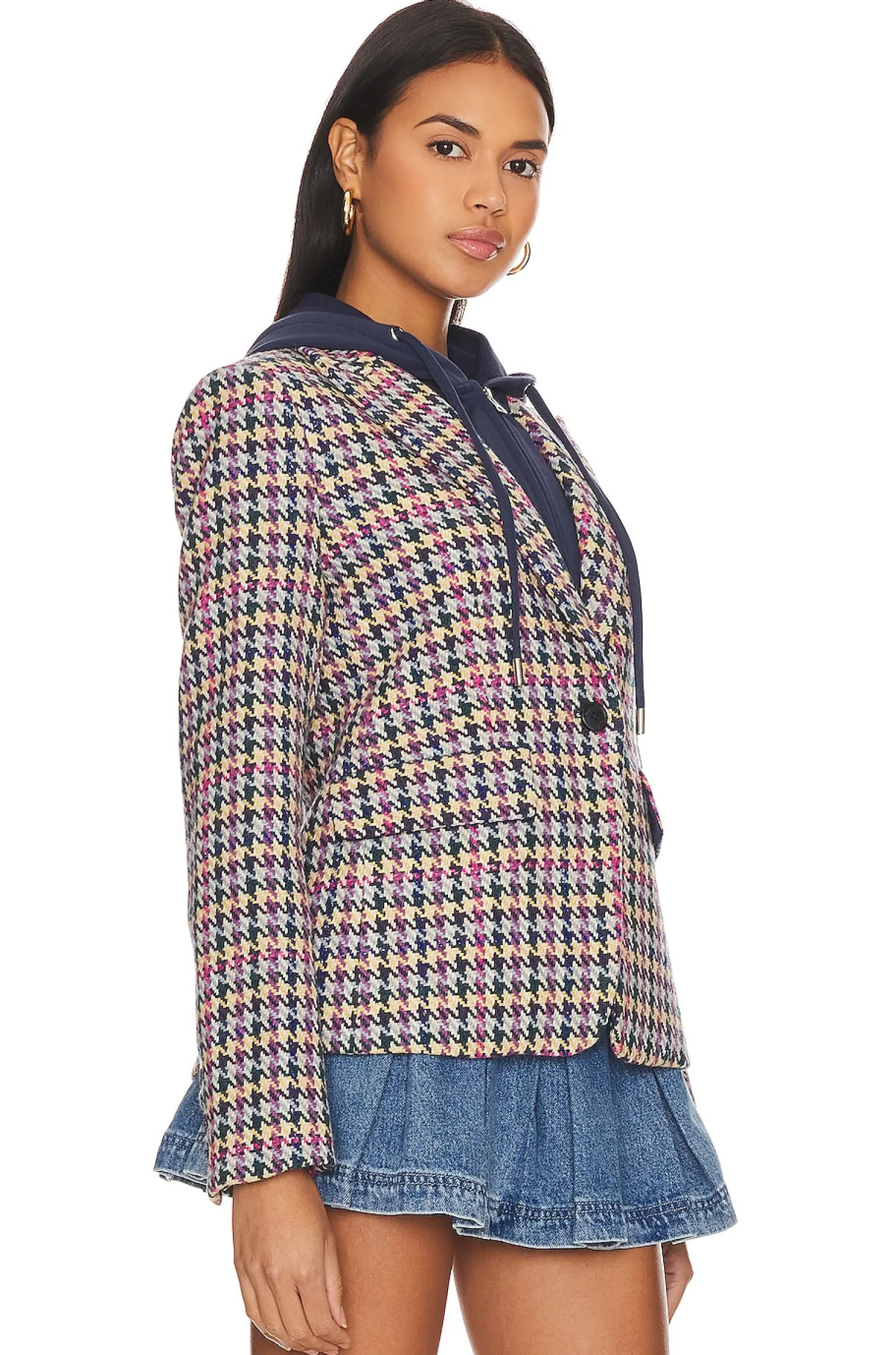 Women Central Park West Jackets & Coats>Lucia Multi Houndstooth Jacket