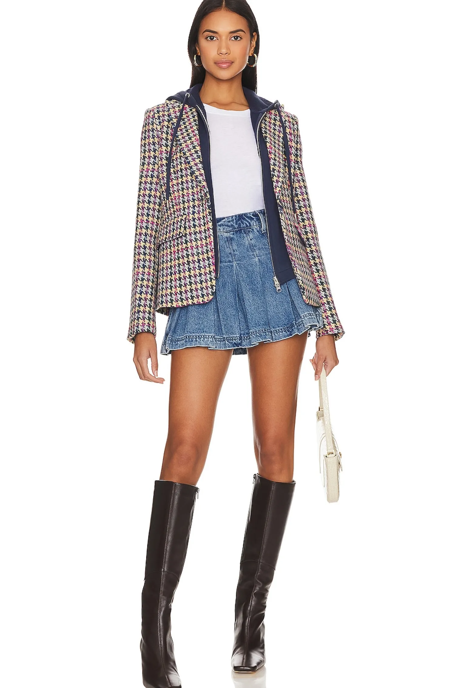 Women Central Park West Jackets & Coats>Lucia Multi Houndstooth Jacket
