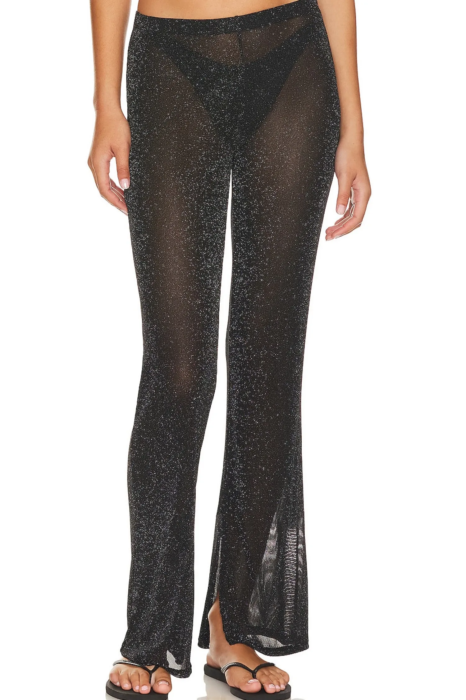 Women LSPACE Pants>Lurex Mesh Kari Pant