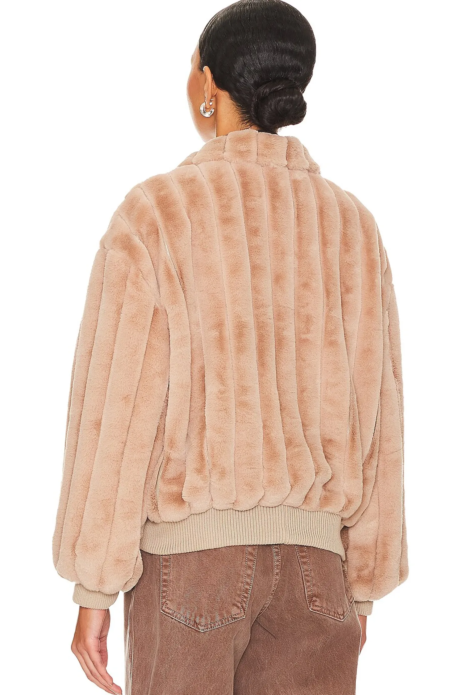 Women Line & Dot Jackets & Coats>Lux Faux Fur Jacket