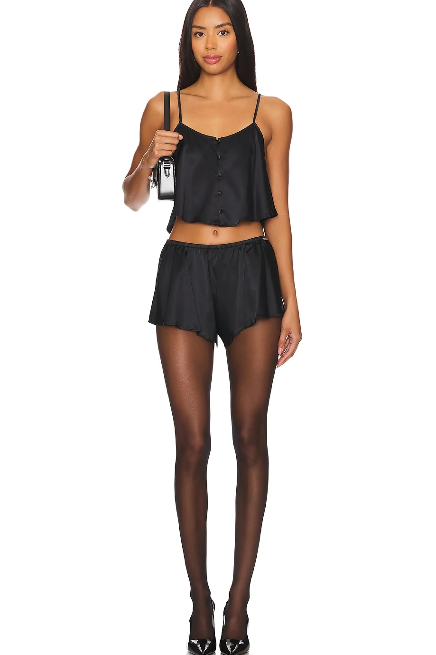 Women fleur du mal Lingerie & Sleepwear>Luxe Flutter Cami