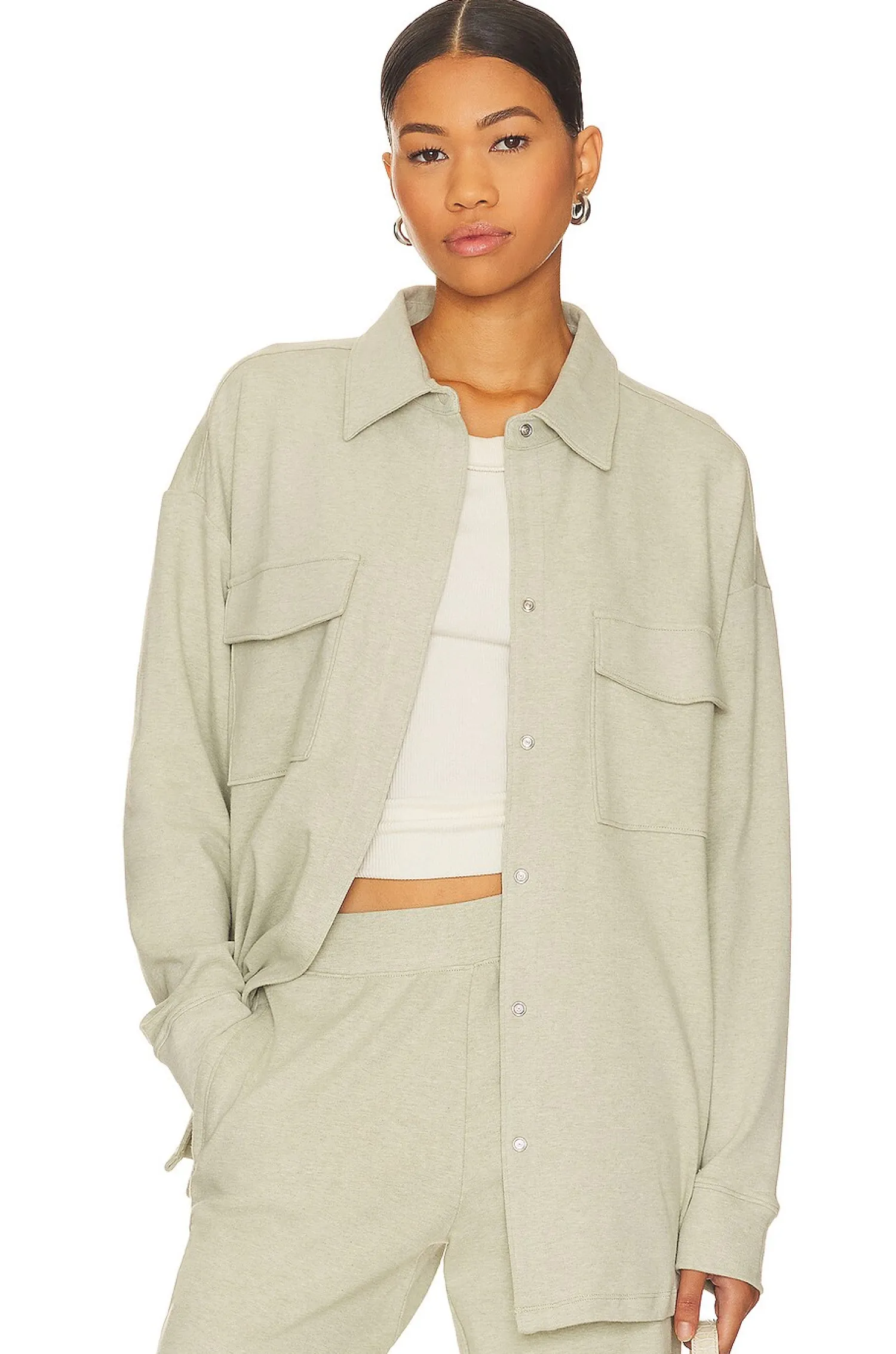 Women eberjey Jackets & Coats>Luxe Shacket