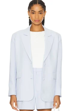 Women Good American Jackets & Coats>Luxe Suiting Boyfriend Blazer