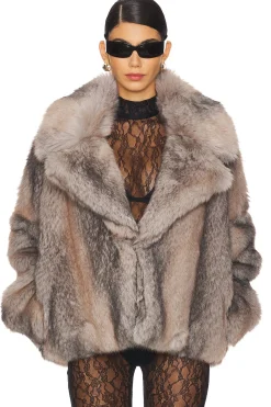 Women Aniye By Jackets & Coats>Lydia Faux Fur Jacket