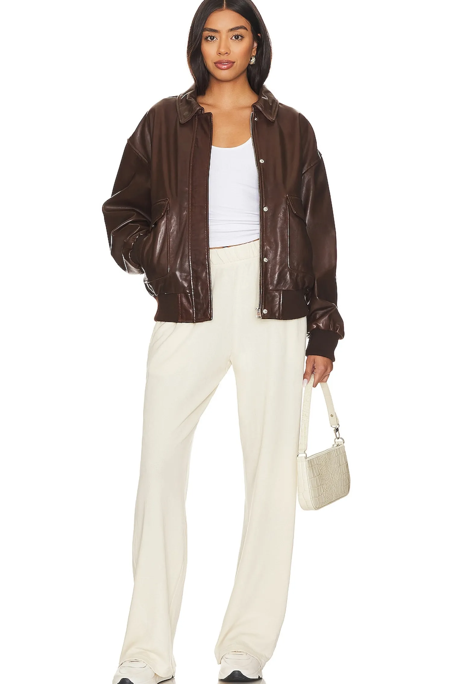 Women Michael Lauren Pants|Loungewear>Mabel Wide Leg Pant With Pocket