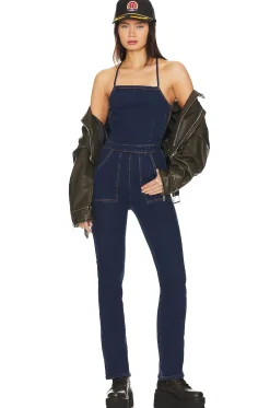 Women superdown Jumpsuits>Macey Denim Jumpsuit