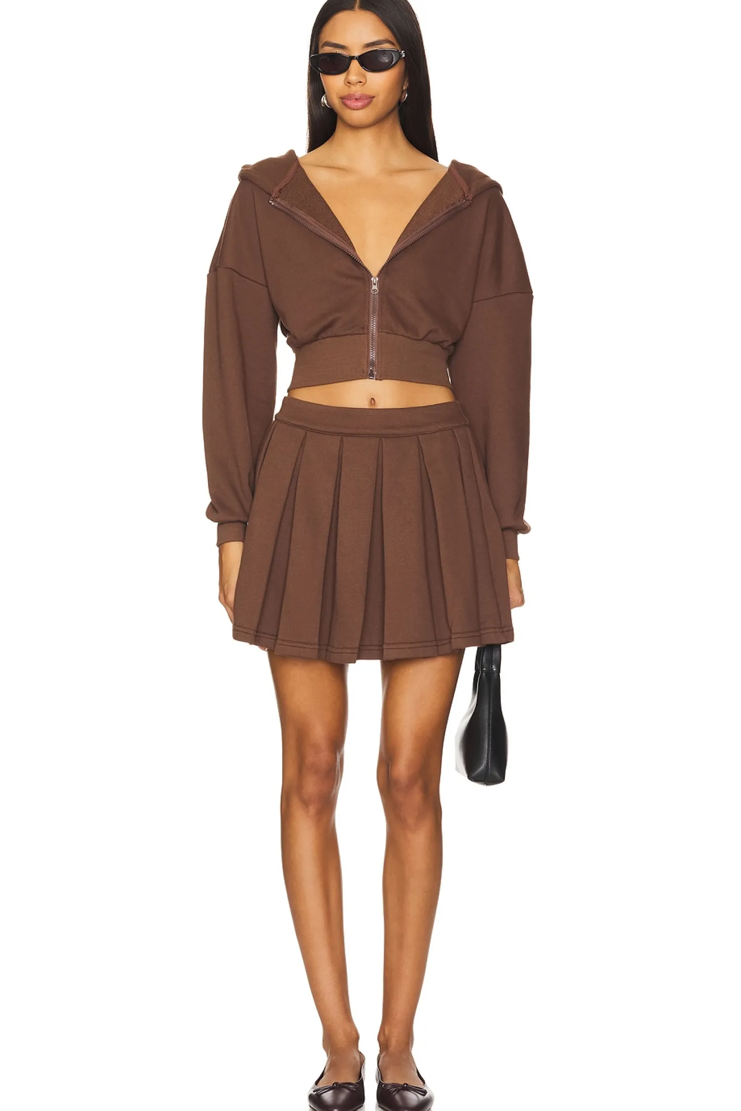 Women Nubyen Matching Sets>Madison Joy Mini Pleated Skirt