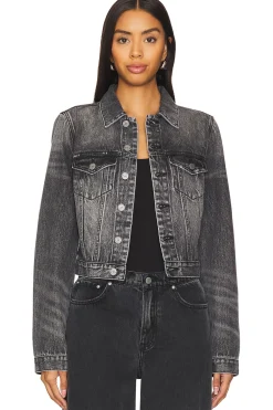 Women GRLFRND Jackets & Coats>Maeve Fitted Denim Jacket