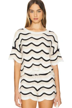 Women LSPACE Matching Sets>Make Waves Sweater