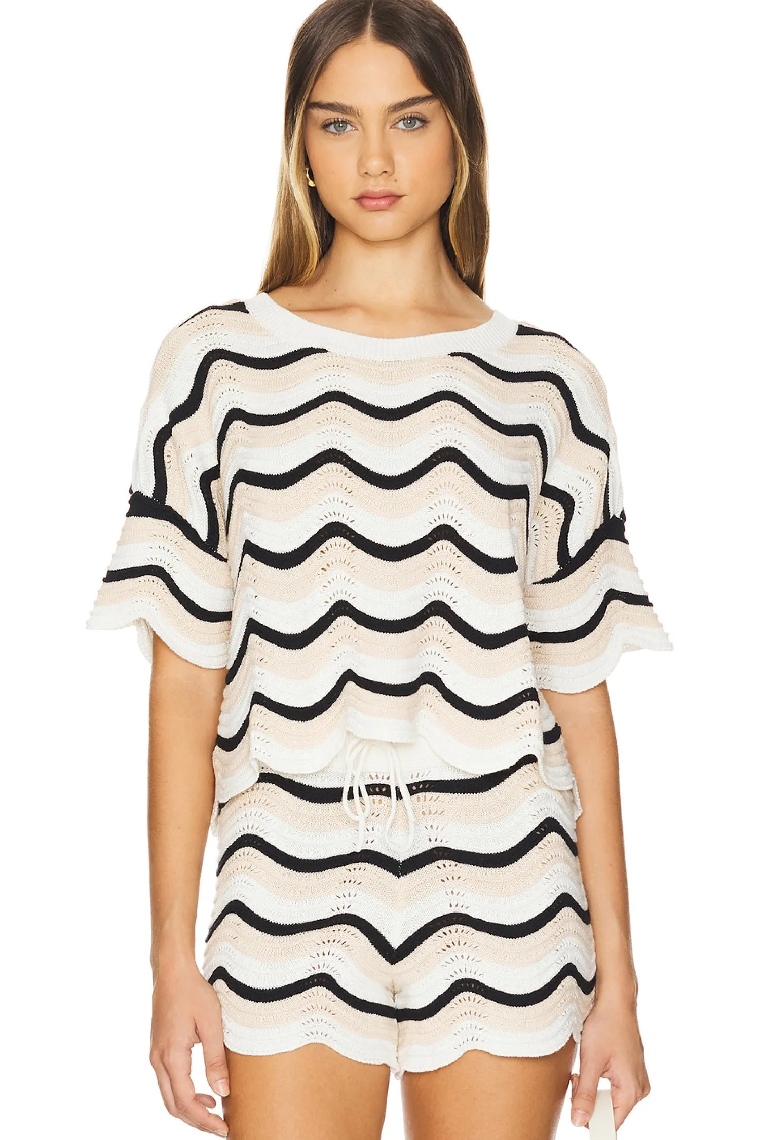 Women LSPACE Matching Sets>Make Waves Sweater