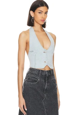 Women SER.O.YA Jackets & Coats>Manny Denim Vest