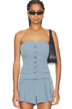 Women Line & Dot Matching Sets>Margo Top