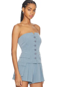 Women Line & Dot Matching Sets>Margo Top