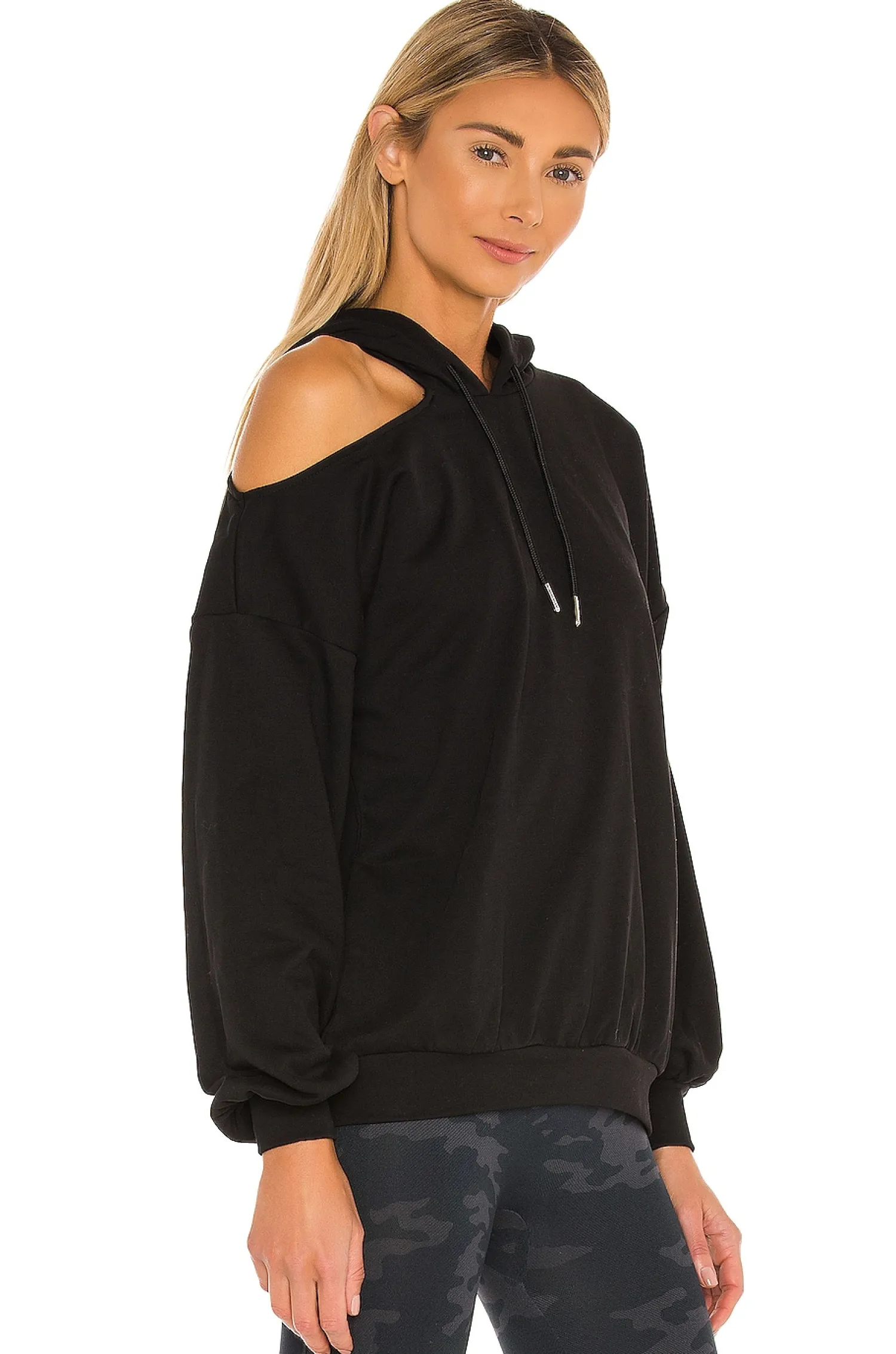 Women superdown Loungewear>Marine Cut Out Hoodie