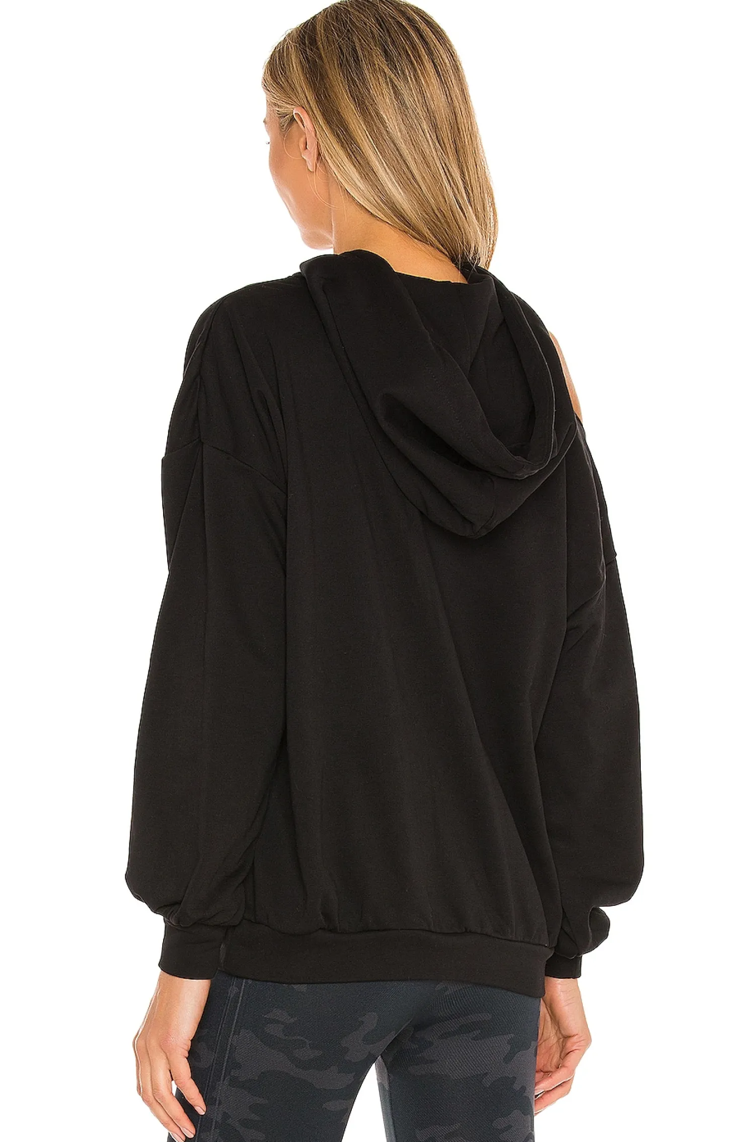 Women superdown Loungewear>Marine Cut Out Hoodie