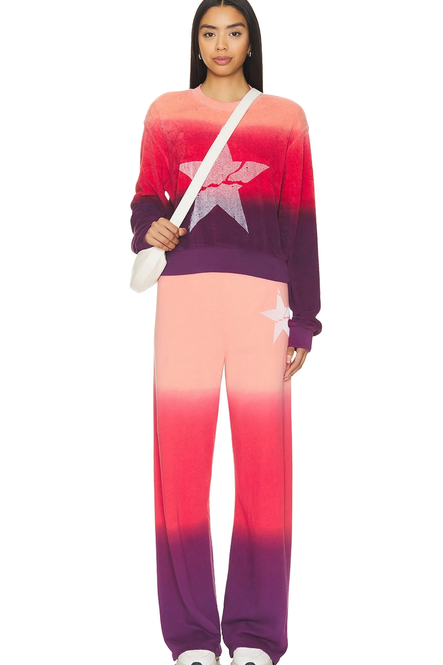 Women Lauren Moshi Pants|Loungewear>Martina Cracked Star Wide Leg Pant
