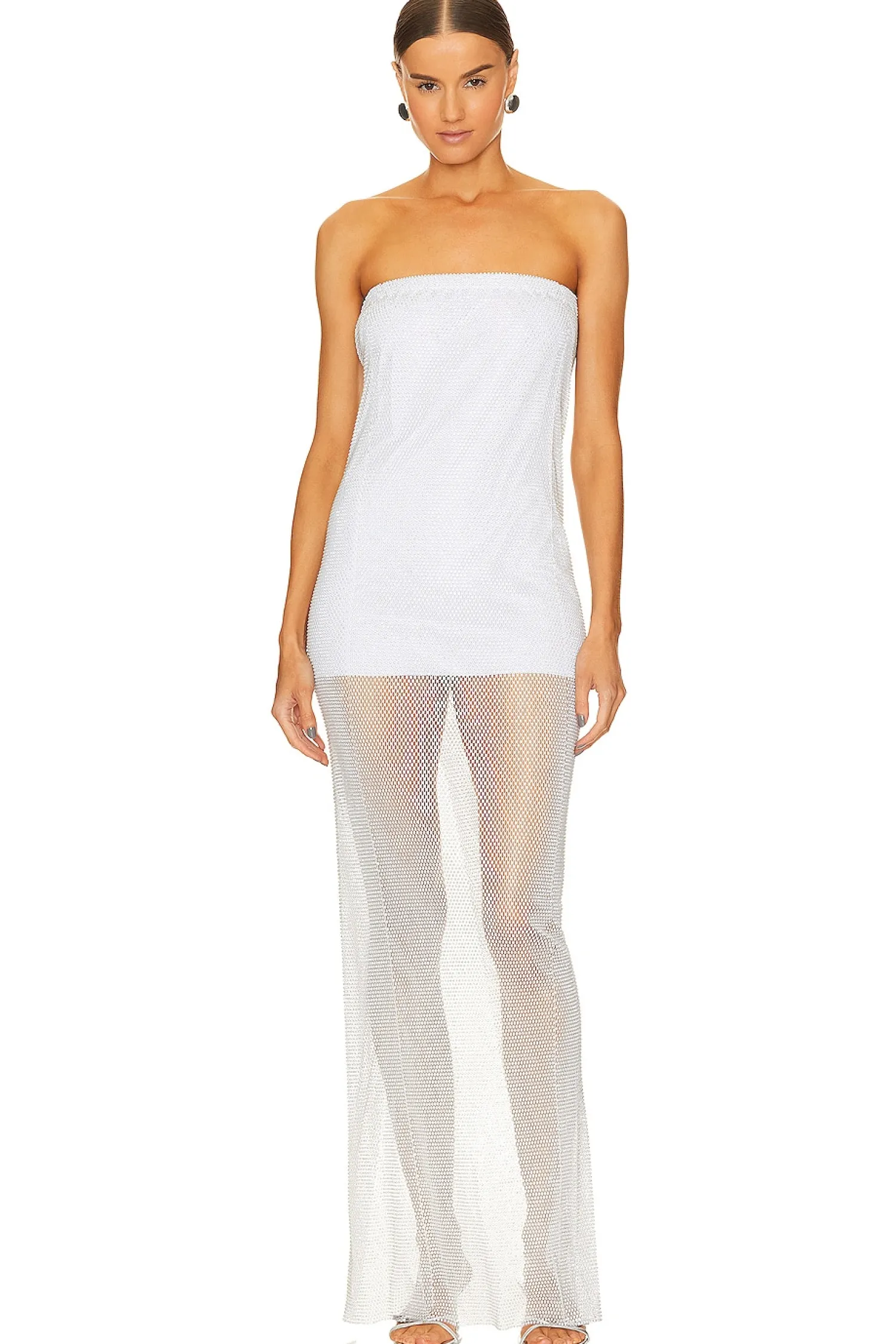Women Santa Brands Dresses>Maxi Dress With Open Shoulders