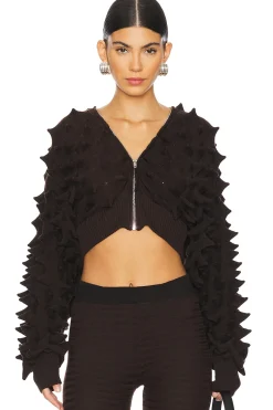 Women CHET LO Matching Sets>Maxi Spike Batwing Cardigan