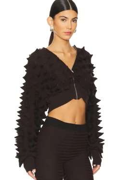 Women CHET LO Matching Sets>Maxi Spike Batwing Cardigan